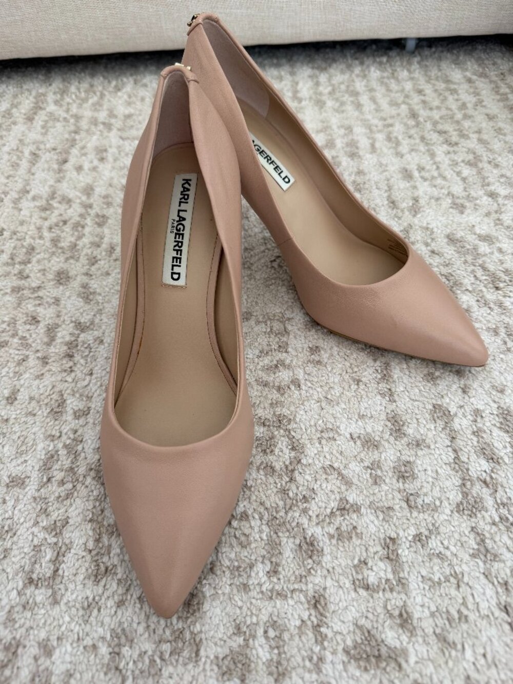 Karl Lagerfeld Nude Pumps